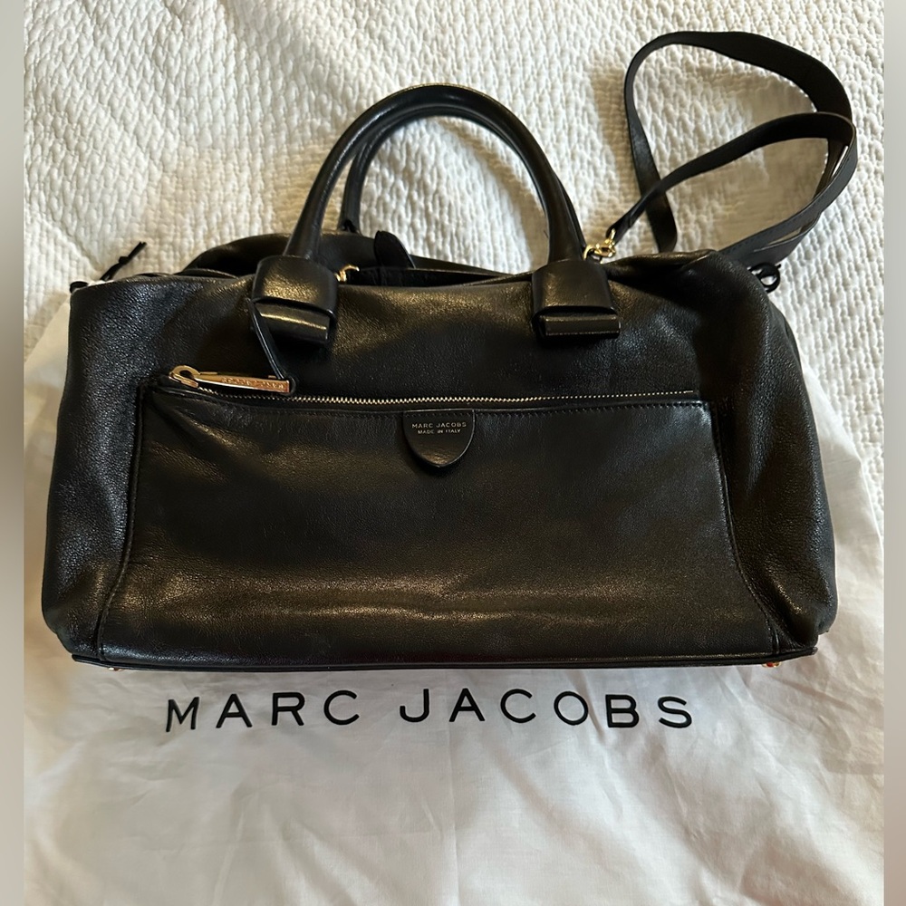 MARC JACOBS Black Leather Bag